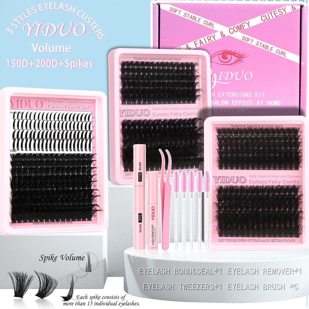 YIDUO DIY eyelash collection offers versatile home styling