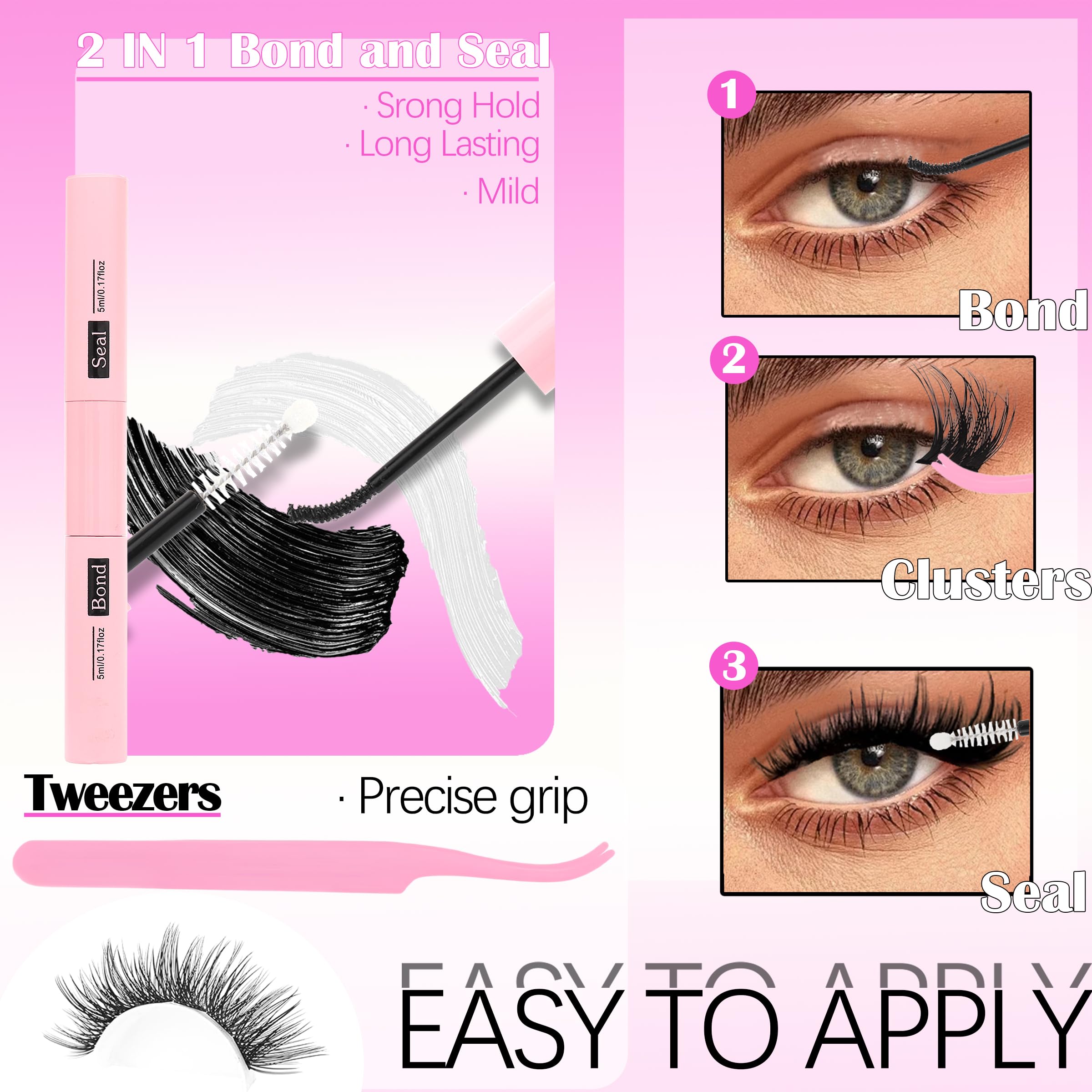 YIDUO dual-head brush aids lash and brow grooming