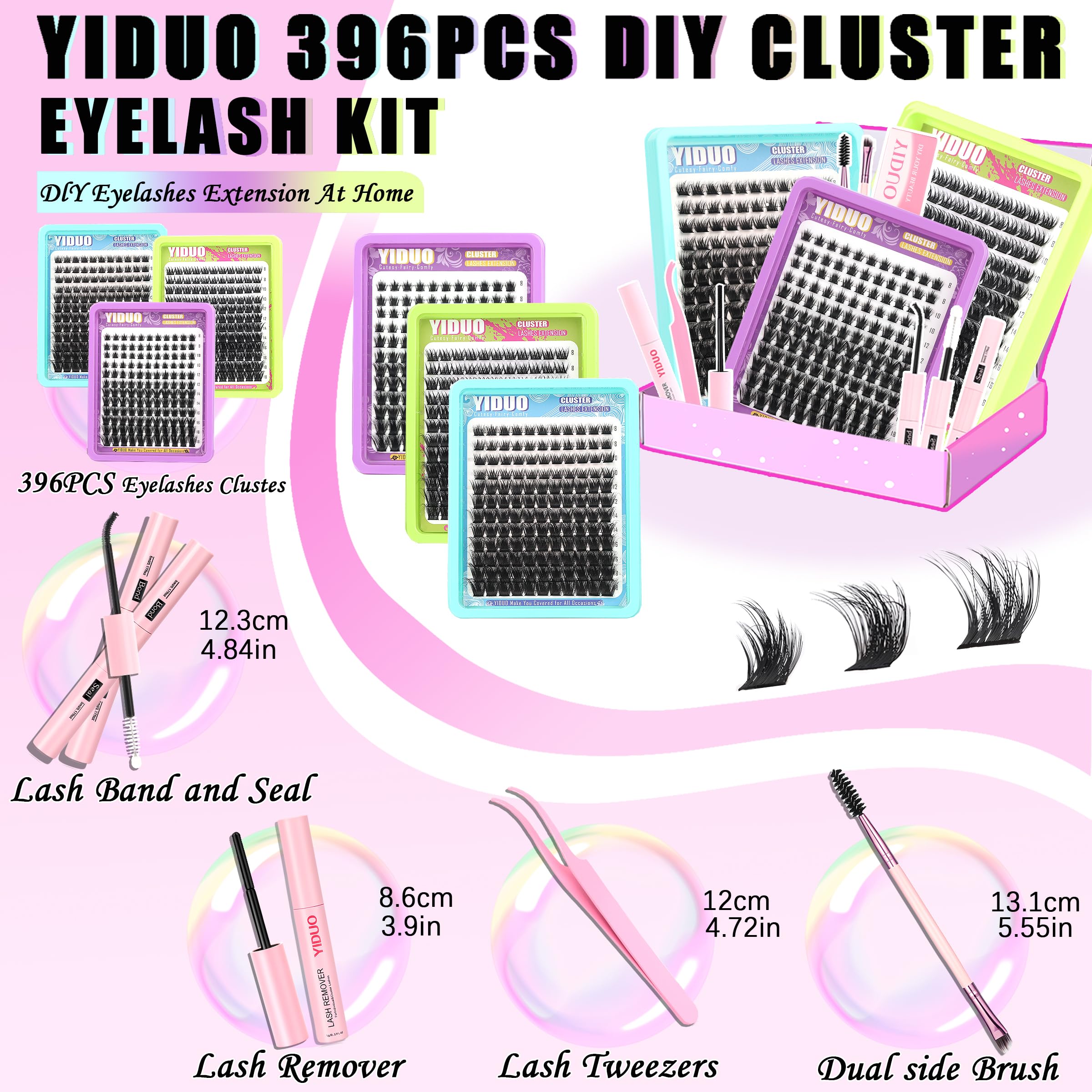 YIDUO eyelash remover 5ml for gentle removal and cleanup