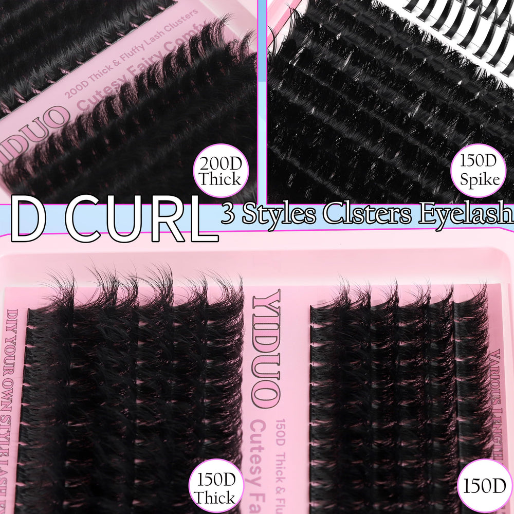 YIDUO eyelash remover bottle enables gentle cleanup after wear