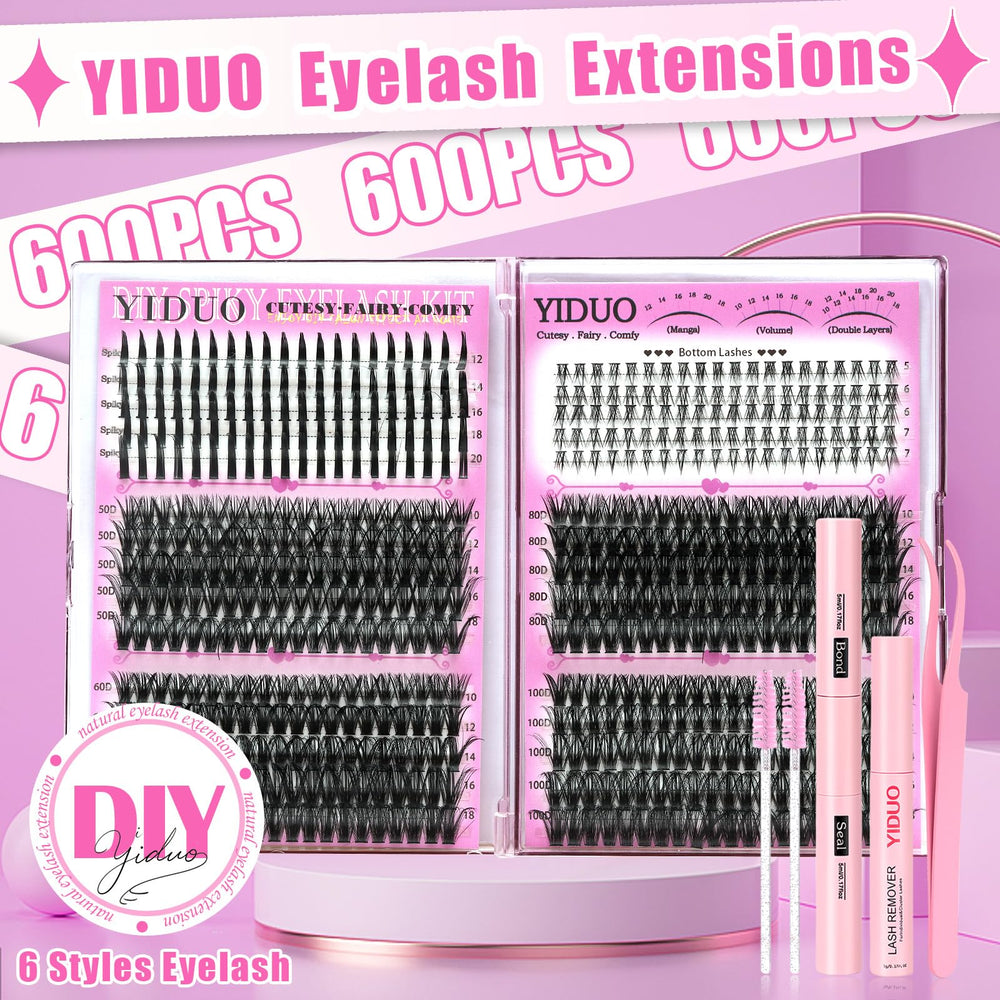 YIDUO Bond & Seal included for long-lasting hold.