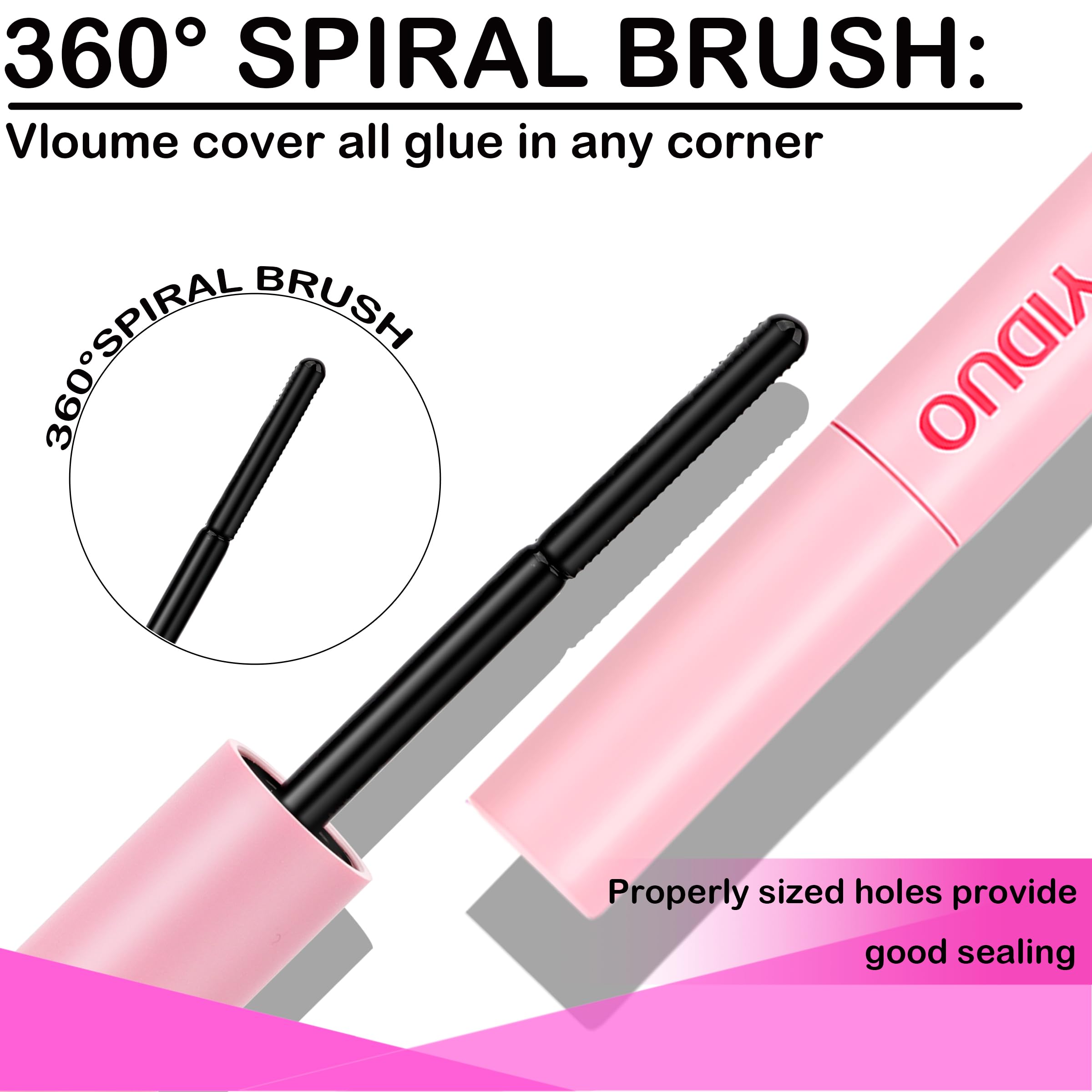 YIDUO lashes with glue seal reduce dust and stiffness during wear