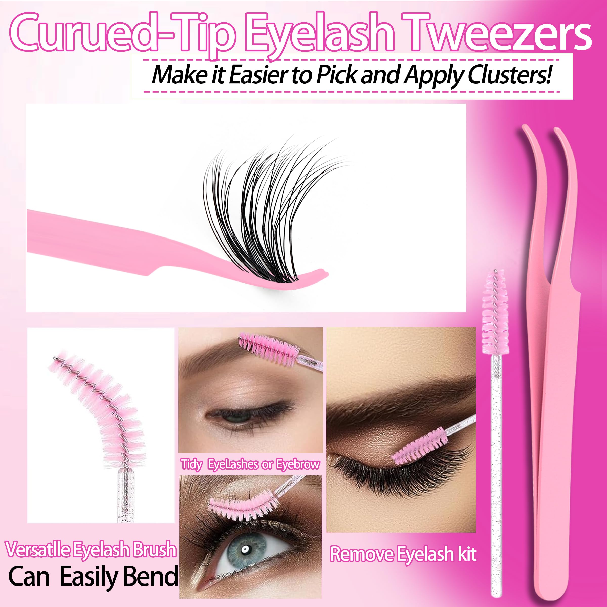 YIDUO cosmetic tweezers and remover enable precise DIY application