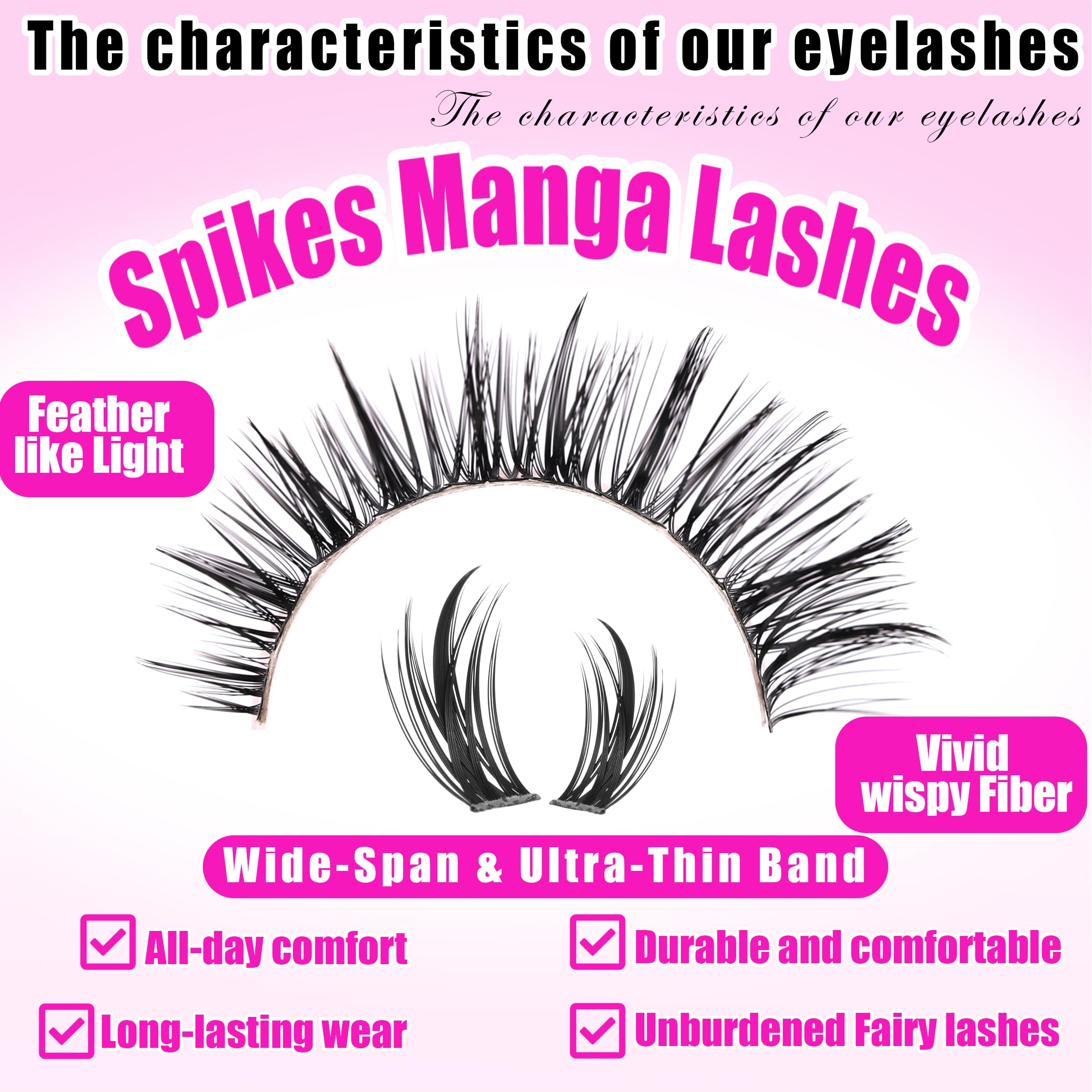 YIDUO volume lash clusters offering a bold, seamless finish