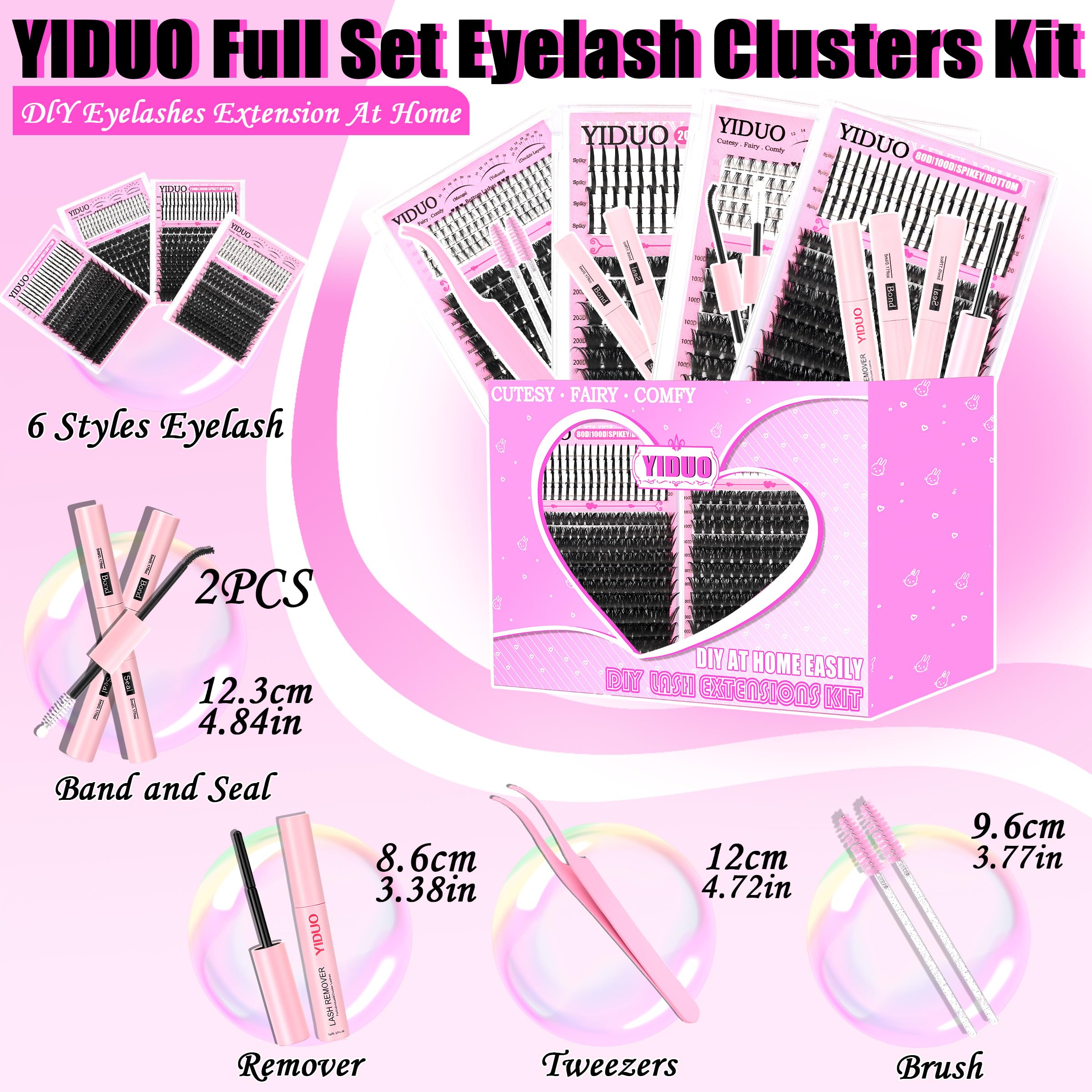 YIDUO 960pcs kit offers cost-effective experimentation with different looks