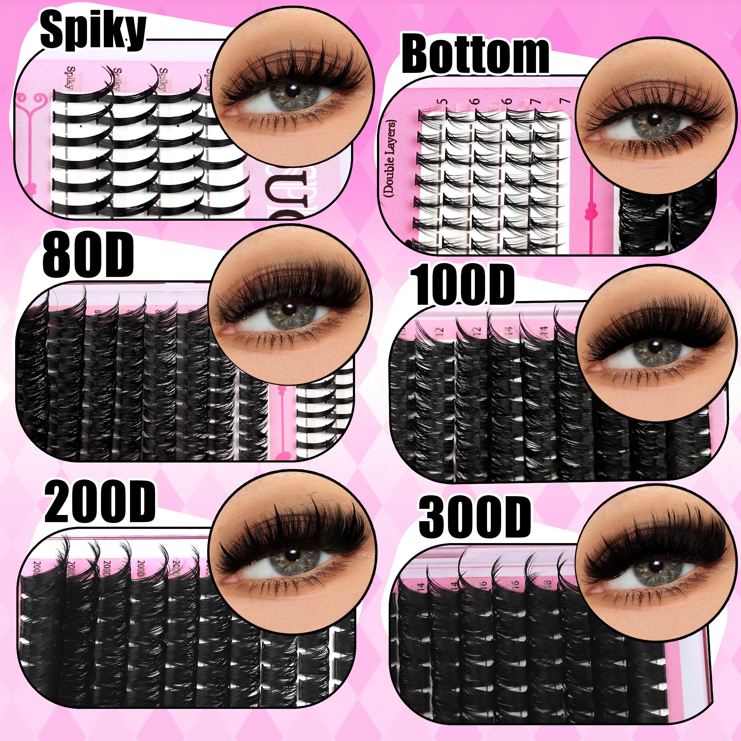 YIDUO Bond and Seal provides secure wear for long-lasting lash clusters