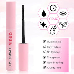 YIDUO bond-wand demonstrates eyeliner-like definition for lashes