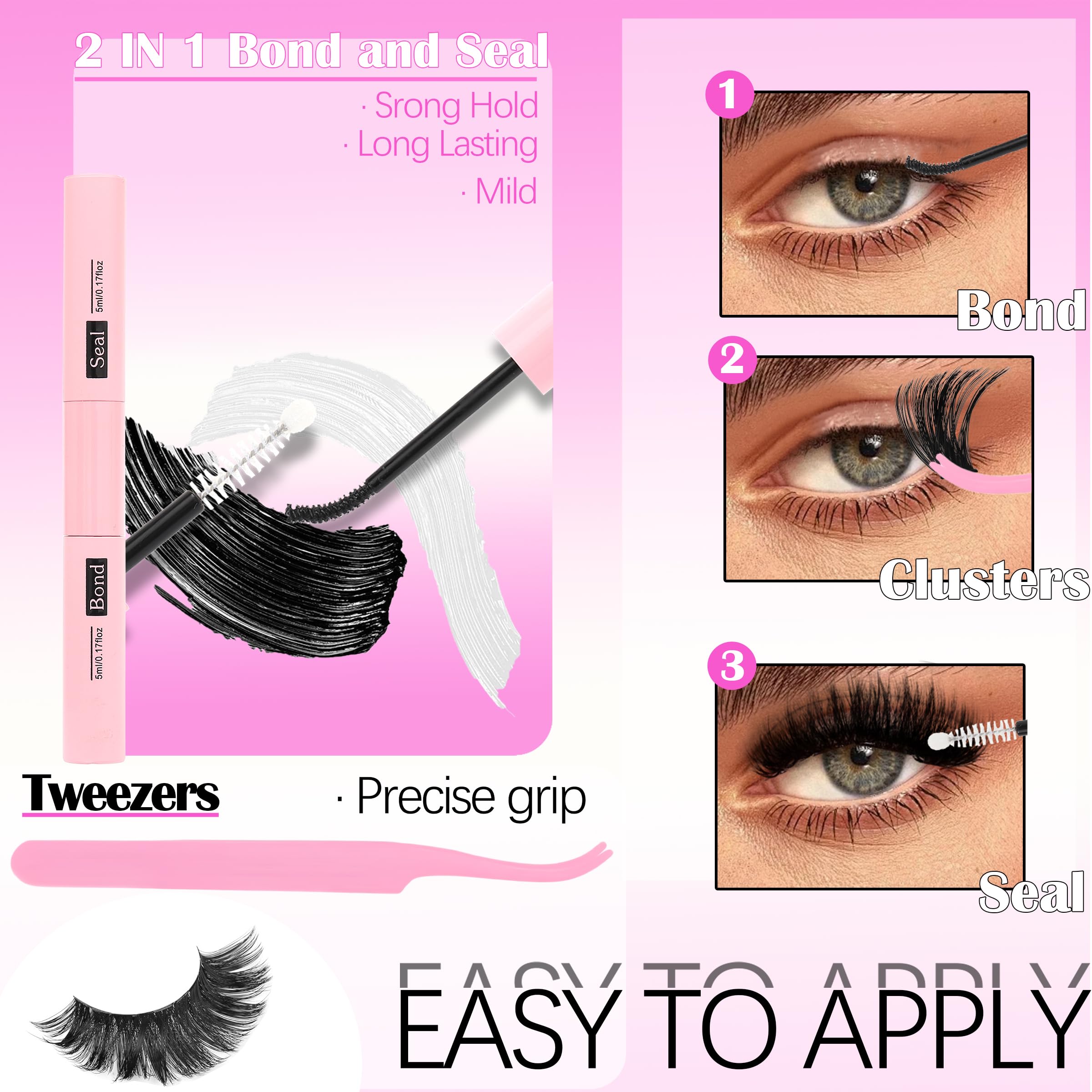 YIDUO Application guide supports easy at-home lash DIY