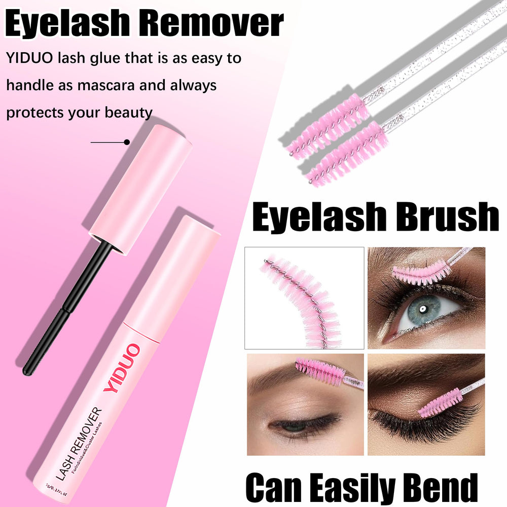 YIDUO Eyelash Brush—careful grooming of lashes after application.