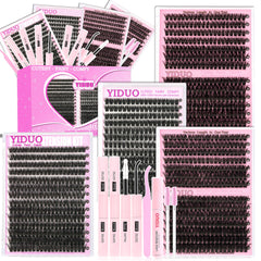 YIDUO Lash Clusters 60D wispy—easy at-home volume for daily glam.