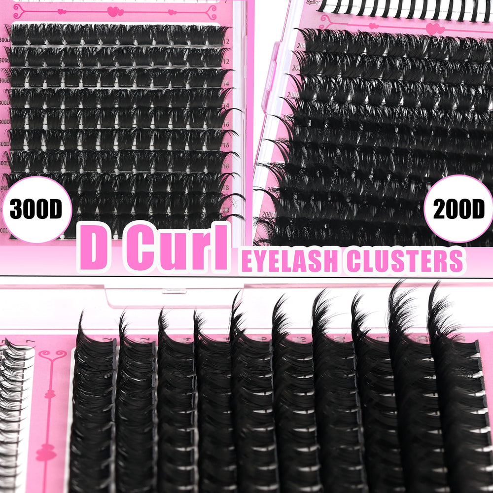 YIDUO tip and bottom lashes show dramatic volume options