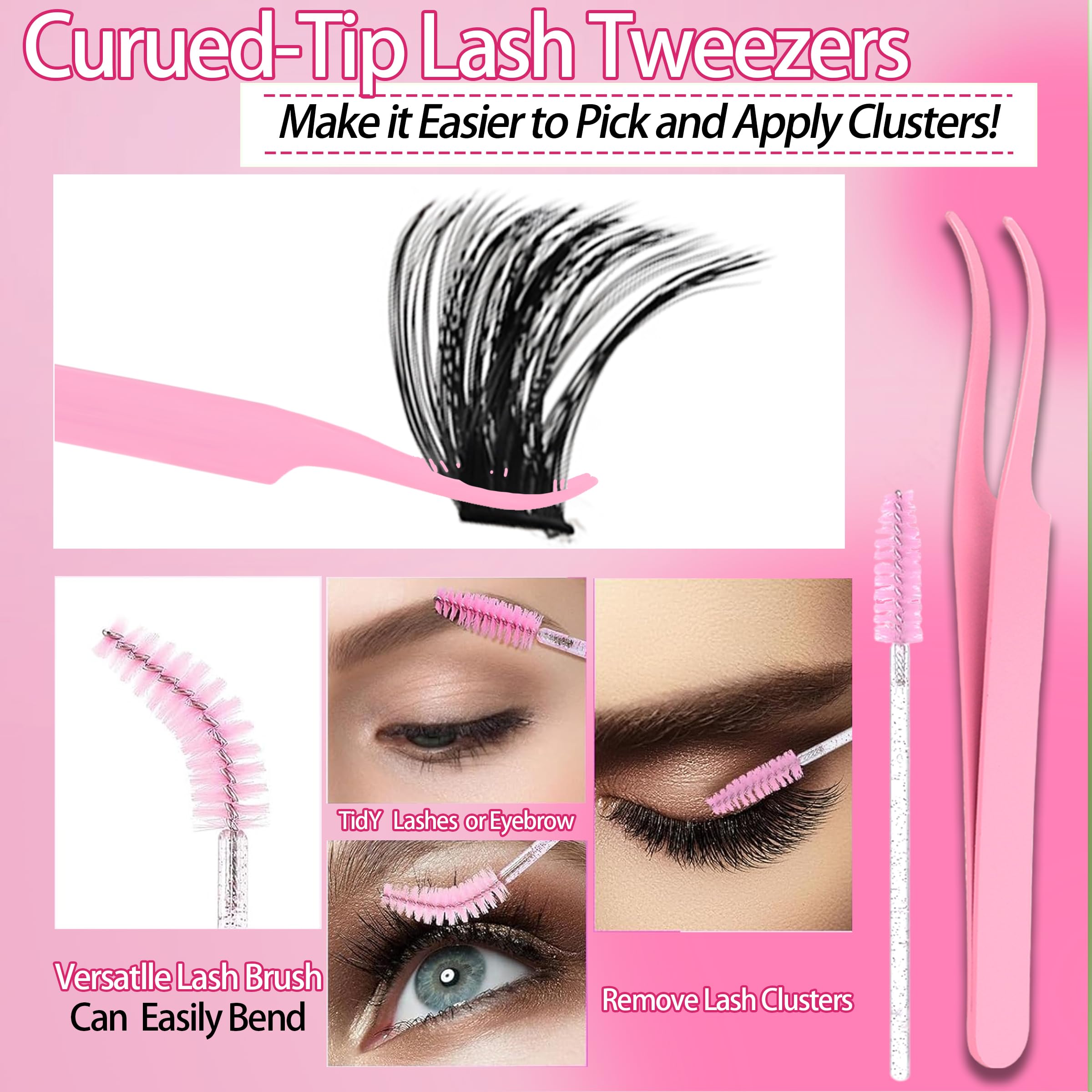YIDUO Lash Applicator Tool enables clean, mess-free application