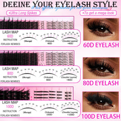 YIDUO clusters with 60D-80D-100D lengths for versatile volume.