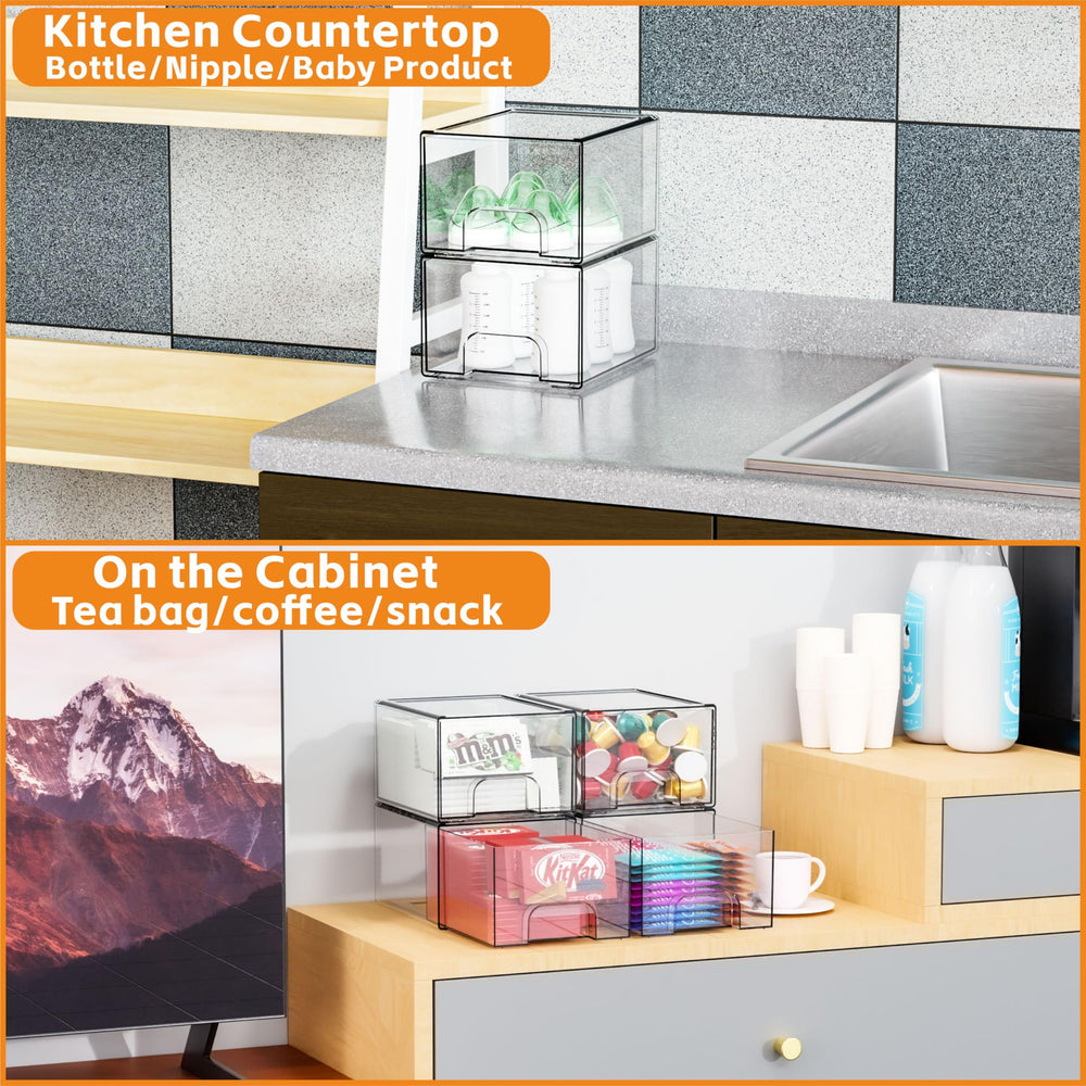 Yieach clear-view design makes contents quick to locate