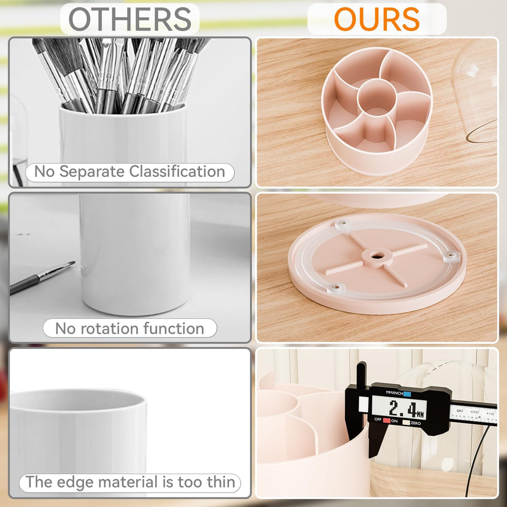 Yieach gift-ready makeup brush organizer suits beauty lovers