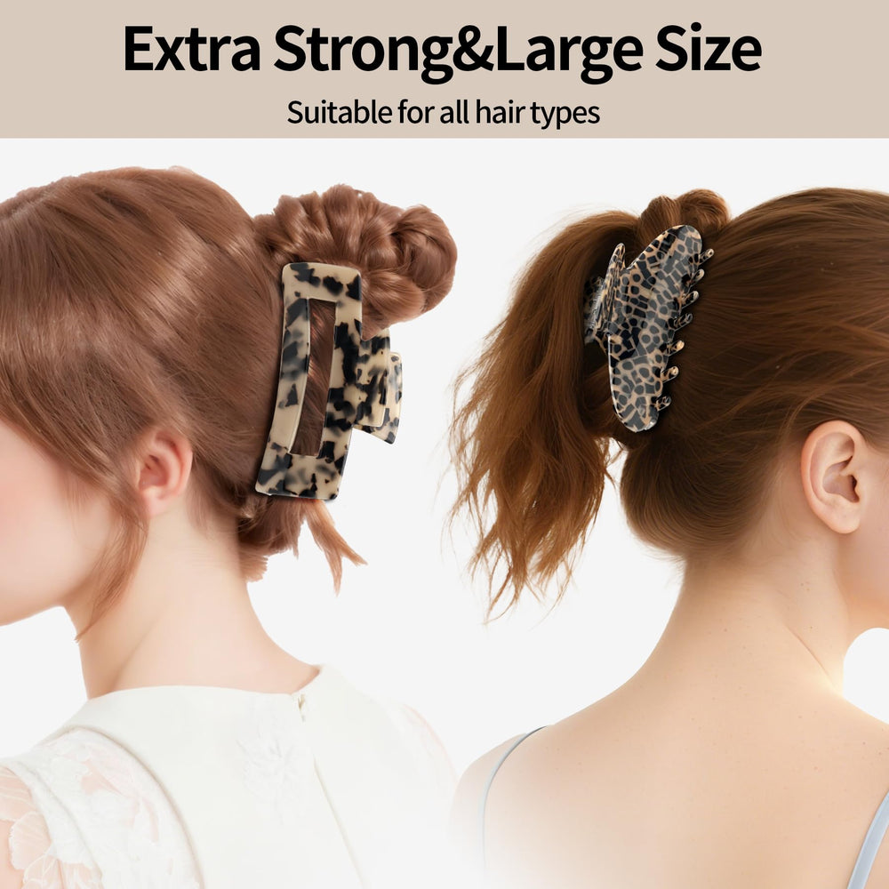 Clip grande YIERSO ideal para cabello grueso y rizado.