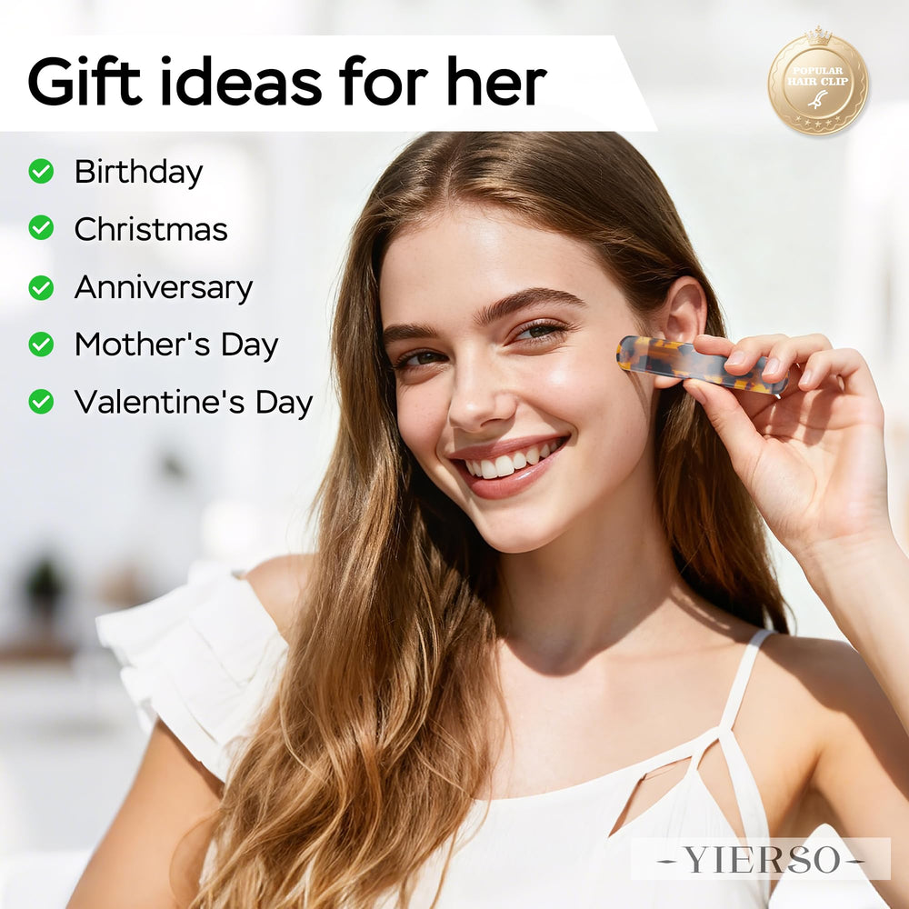 Empaque regalo YIERSO con pinzas para peinar con estilo.