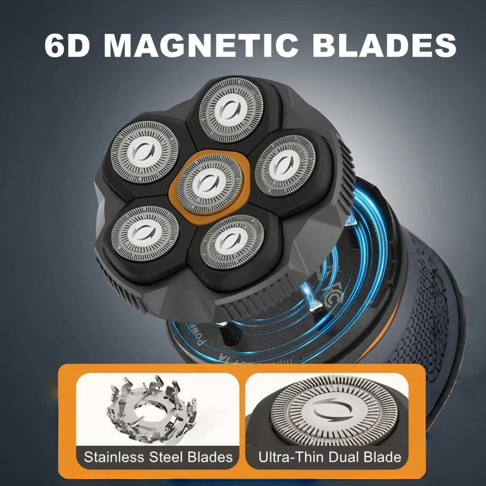 Yieyosd 2-pack replacement blades with detachable heads for easy cleaning