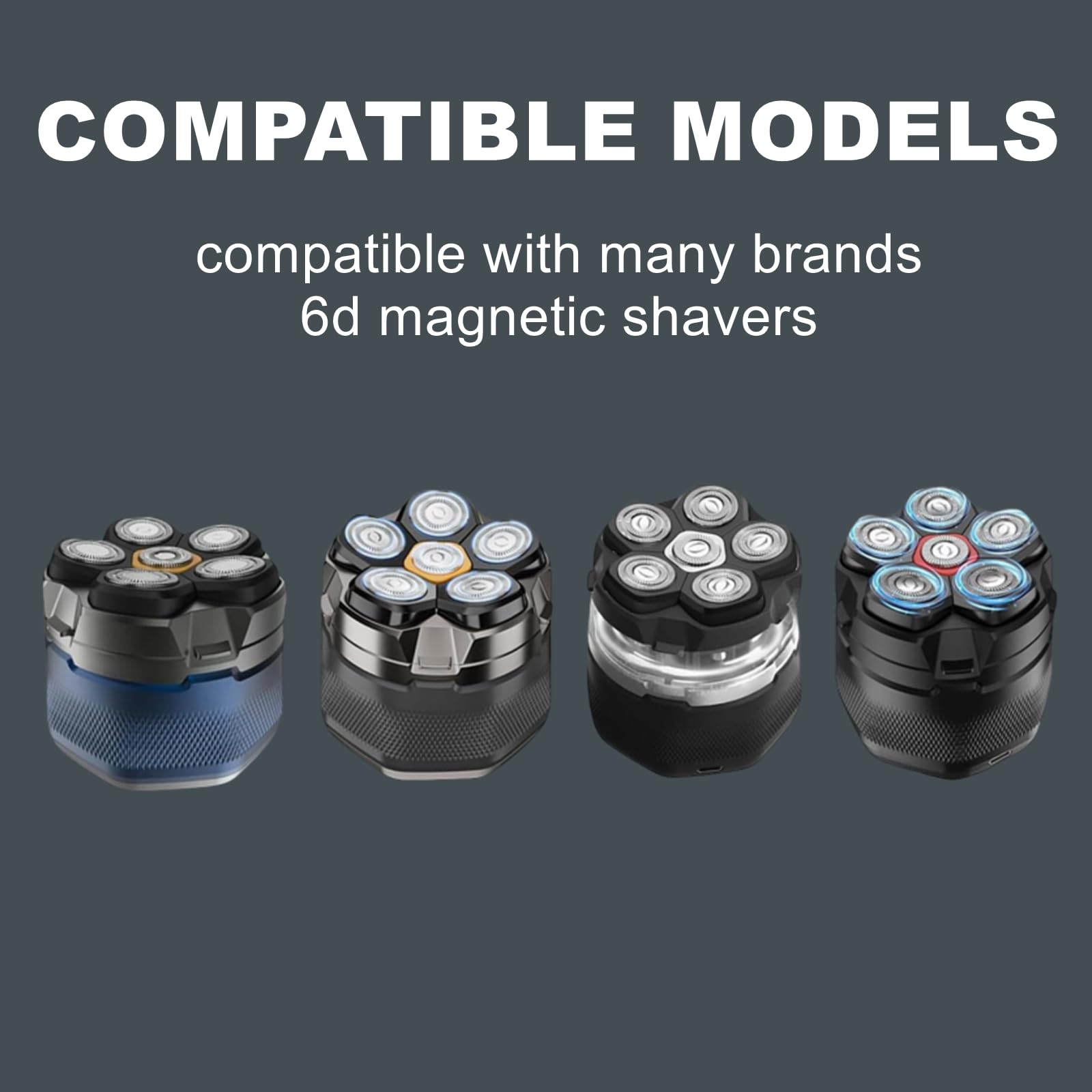 Yieyosd compatible with all 6D razors for versatile use