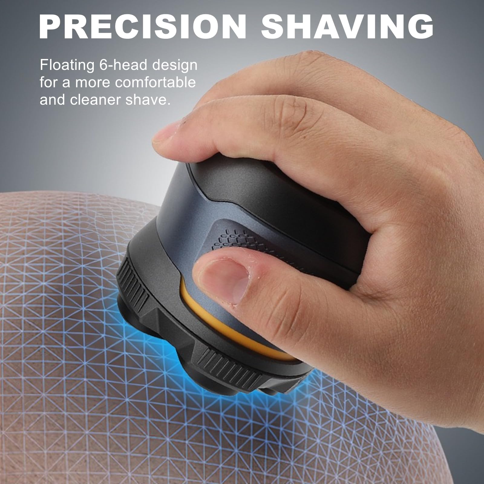 Yieyosd waterproof shaver head for wet or dry shaving