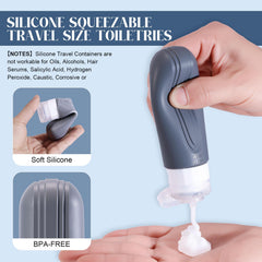 Drip-free valve helps dispense precise amounts without mess.