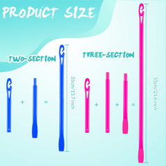 Yilloog rose-red 13.8-inch curl hook enabling versatile home styling