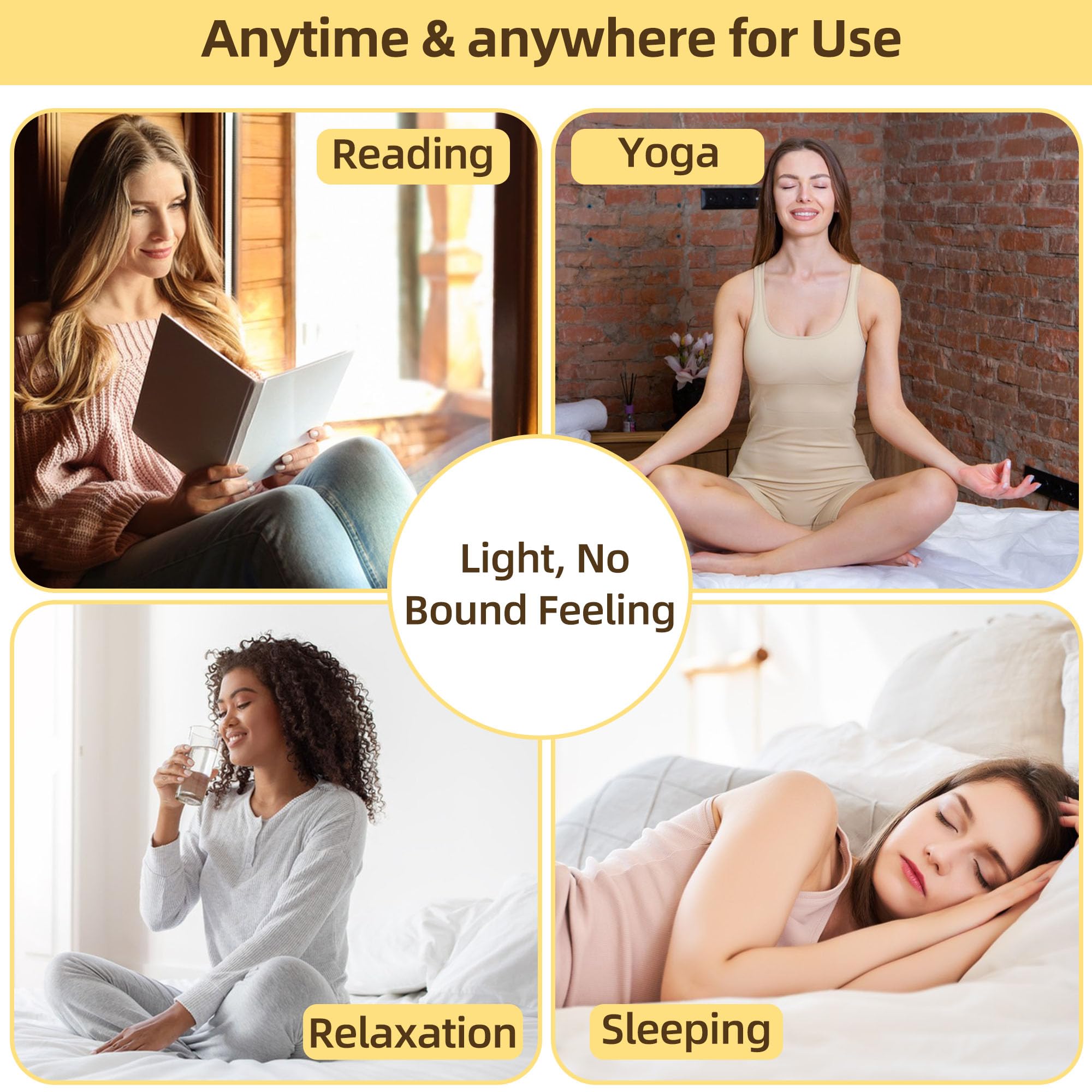 YILUXUN self-adhesive patches offer mess-free placement for hands-free use.