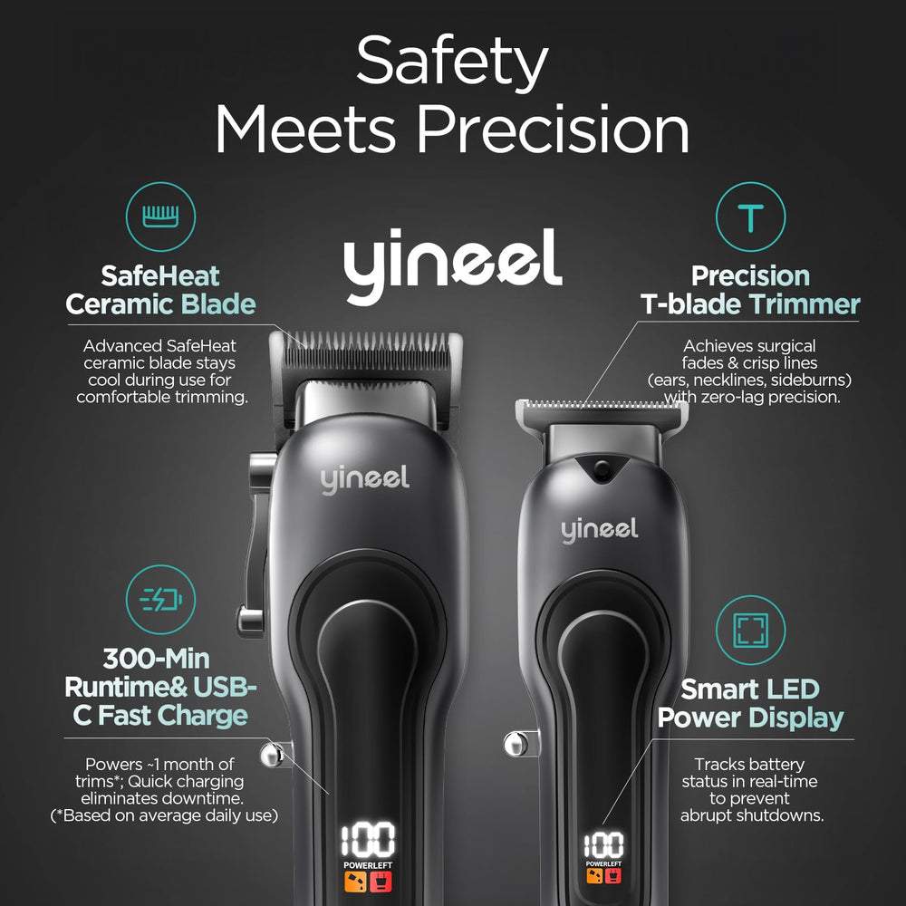 Yineel ceramic blades provide sharp, rust-proof performance