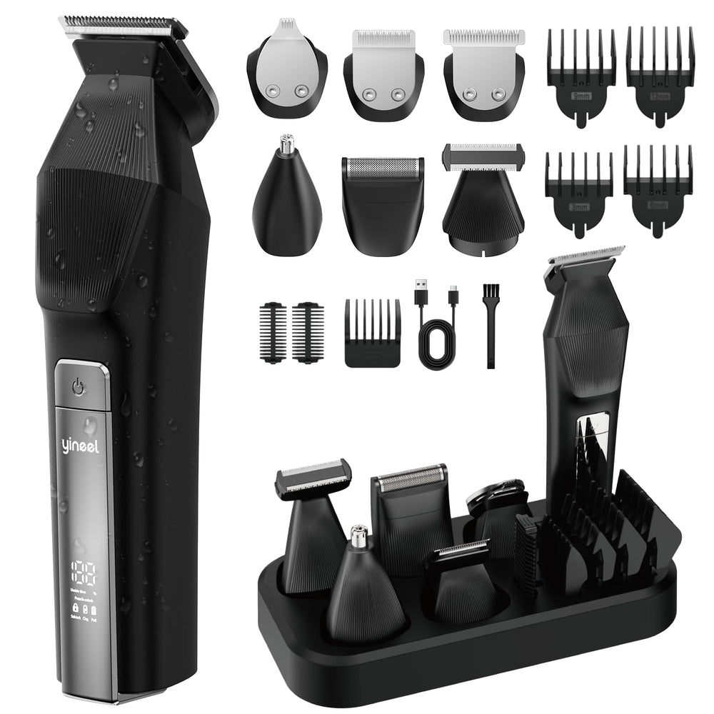Yineel HC600 front view beard trimmer for precise grooming control.