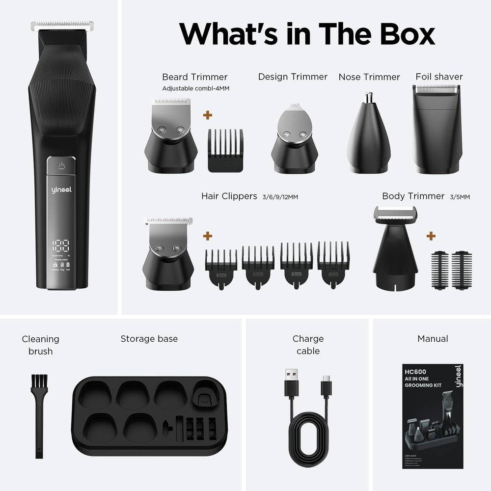 Yineel HC600 grooming kit makes a thoughtful gift for him.