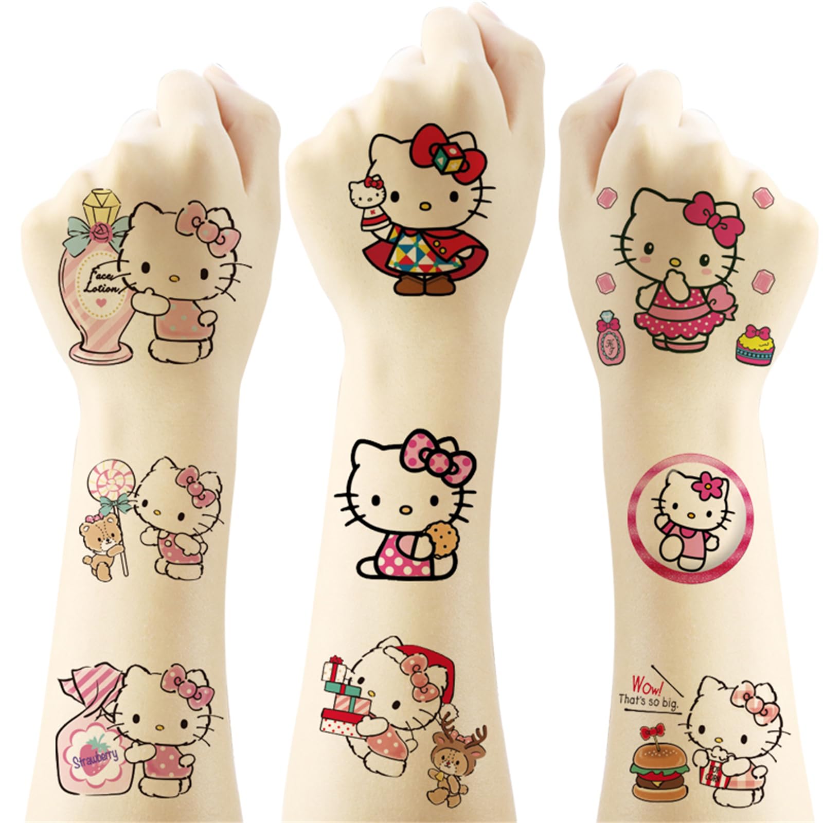 YINFENGKANHAI hello-kitty-tattoos variety designs for DIY decor