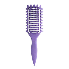 Yingbtr curl brush with ergonomic handle for smooth detangling and shaping