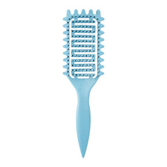 Yingbtr curl-defining brush with ergonomic handle for easy detangling and shaping.