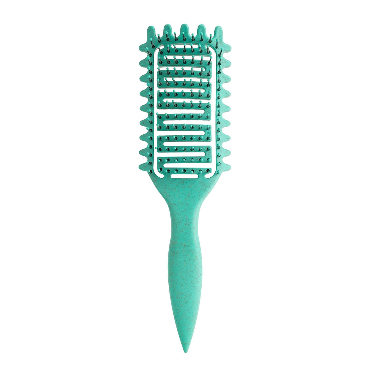 Yingbtr Curl Defining Brush ergonomic handle close-up for precise shaping and comfort.