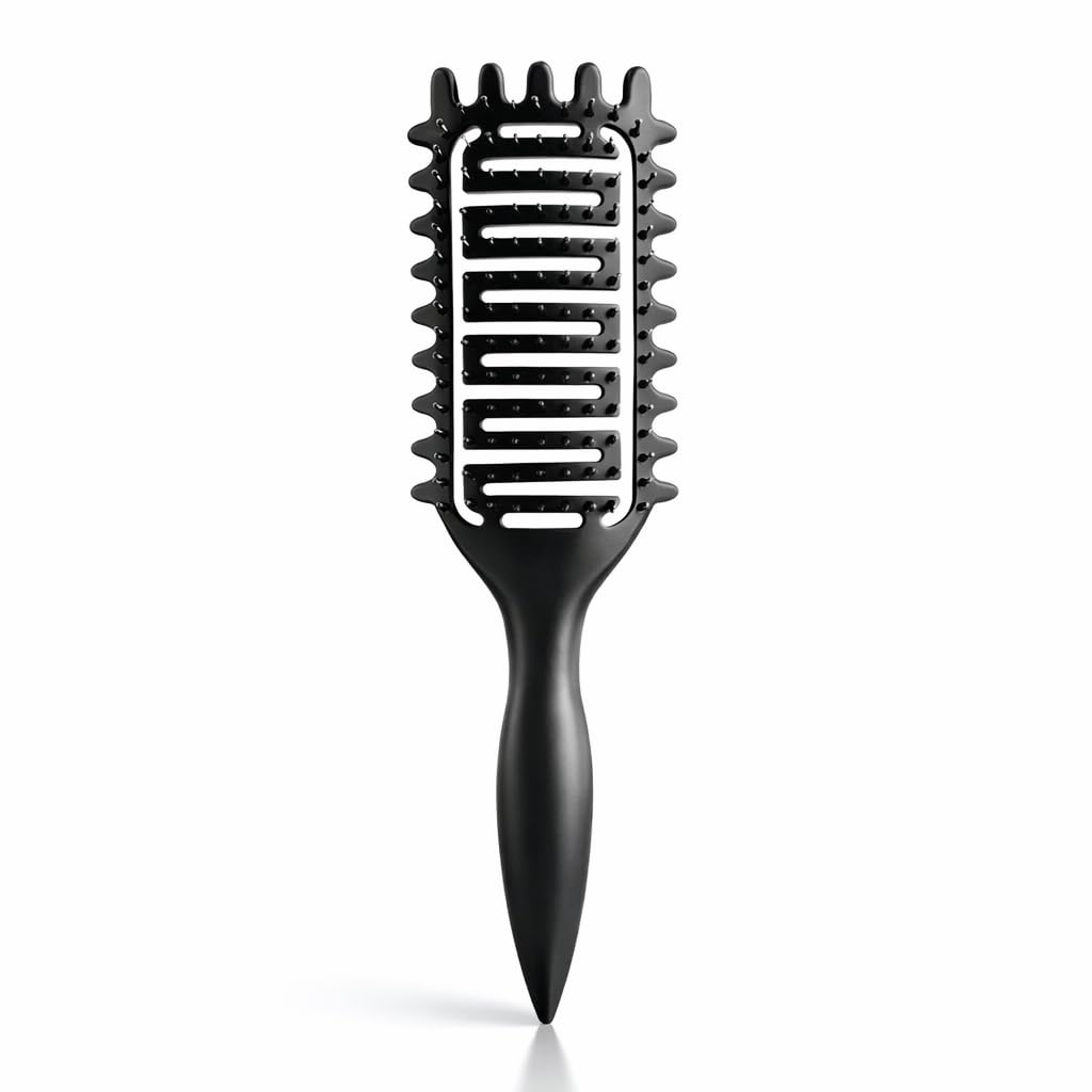 Yingbtr curl defining brush with ergonomic handle for smooth, defined curls.