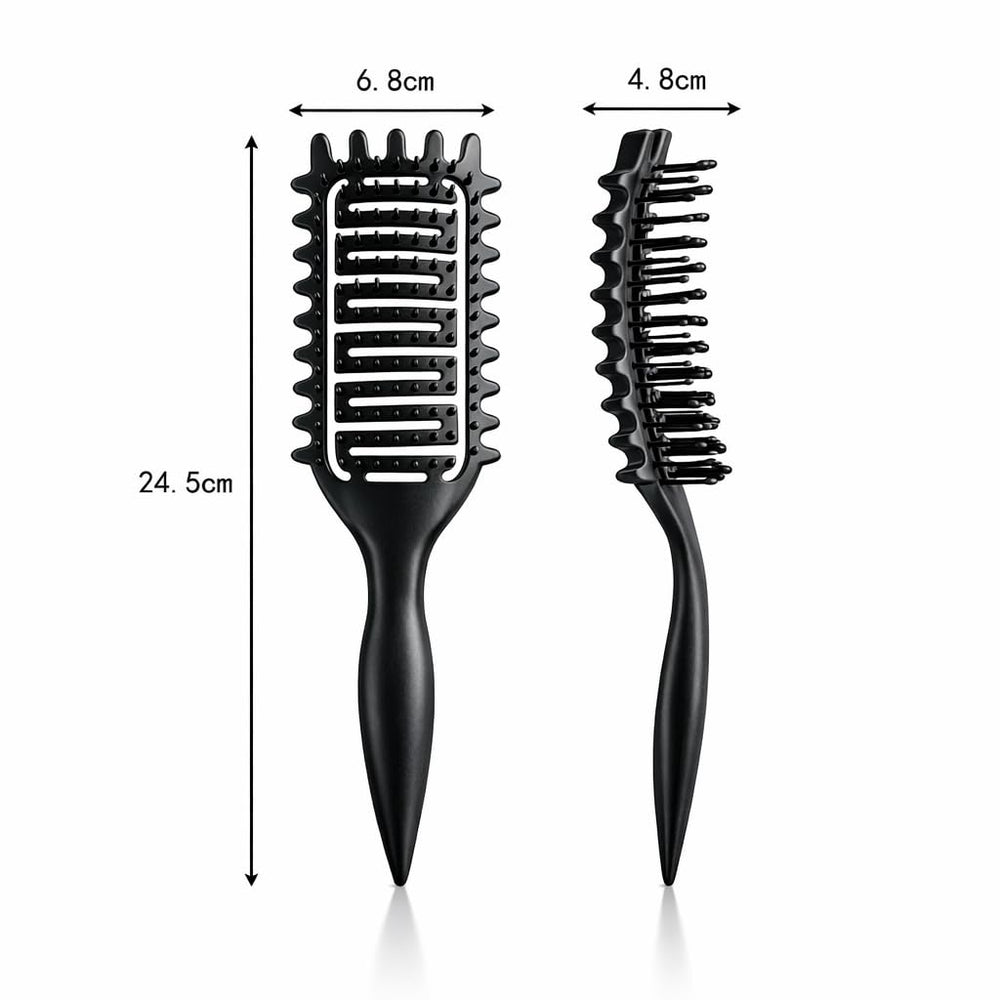 Yingbtr curly hair brush enabling detangling and shaping for all curl types.