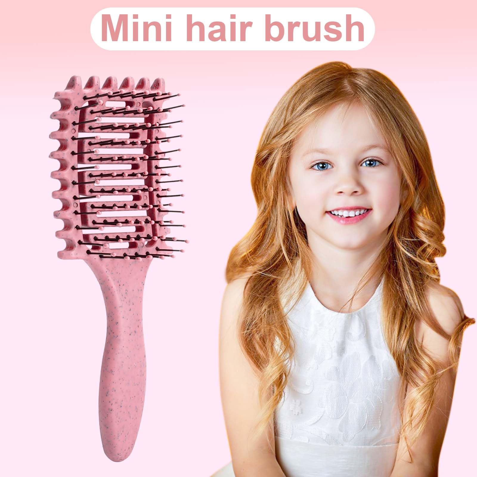 Yingbtr curly hair brush supports detangling and quick curl refresh.