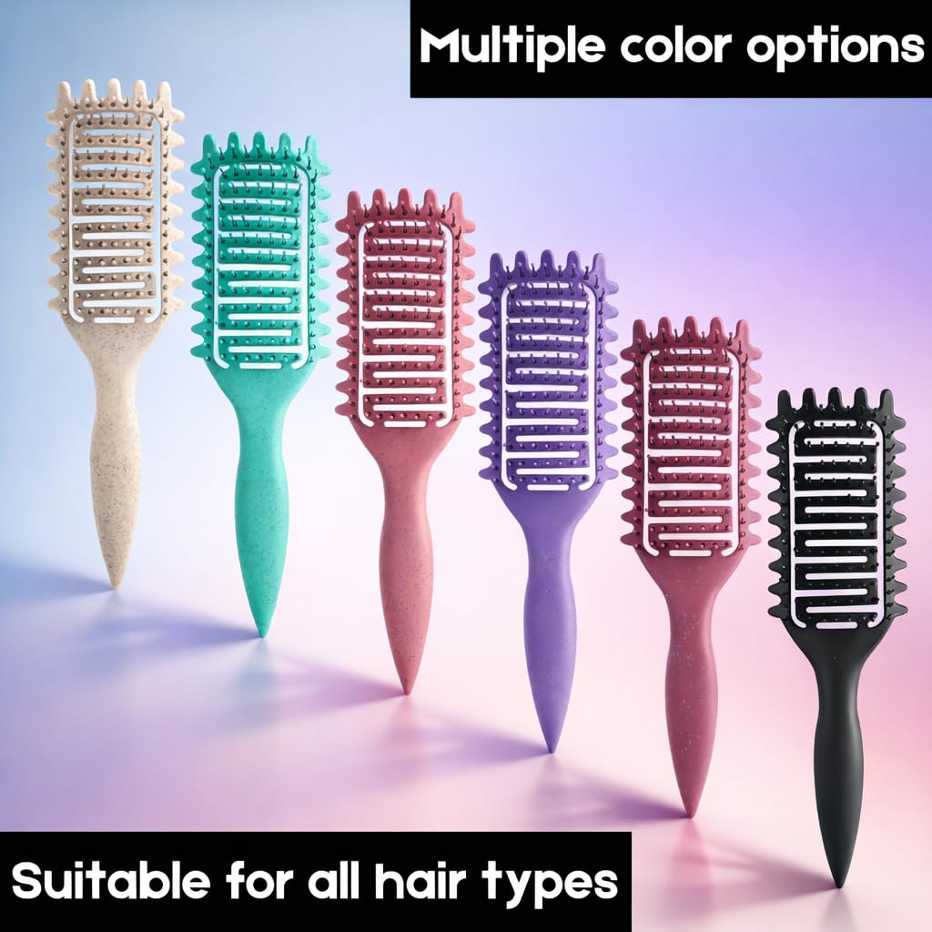 Yingbtr multi use curl brush ideal for product application and curl refresh.