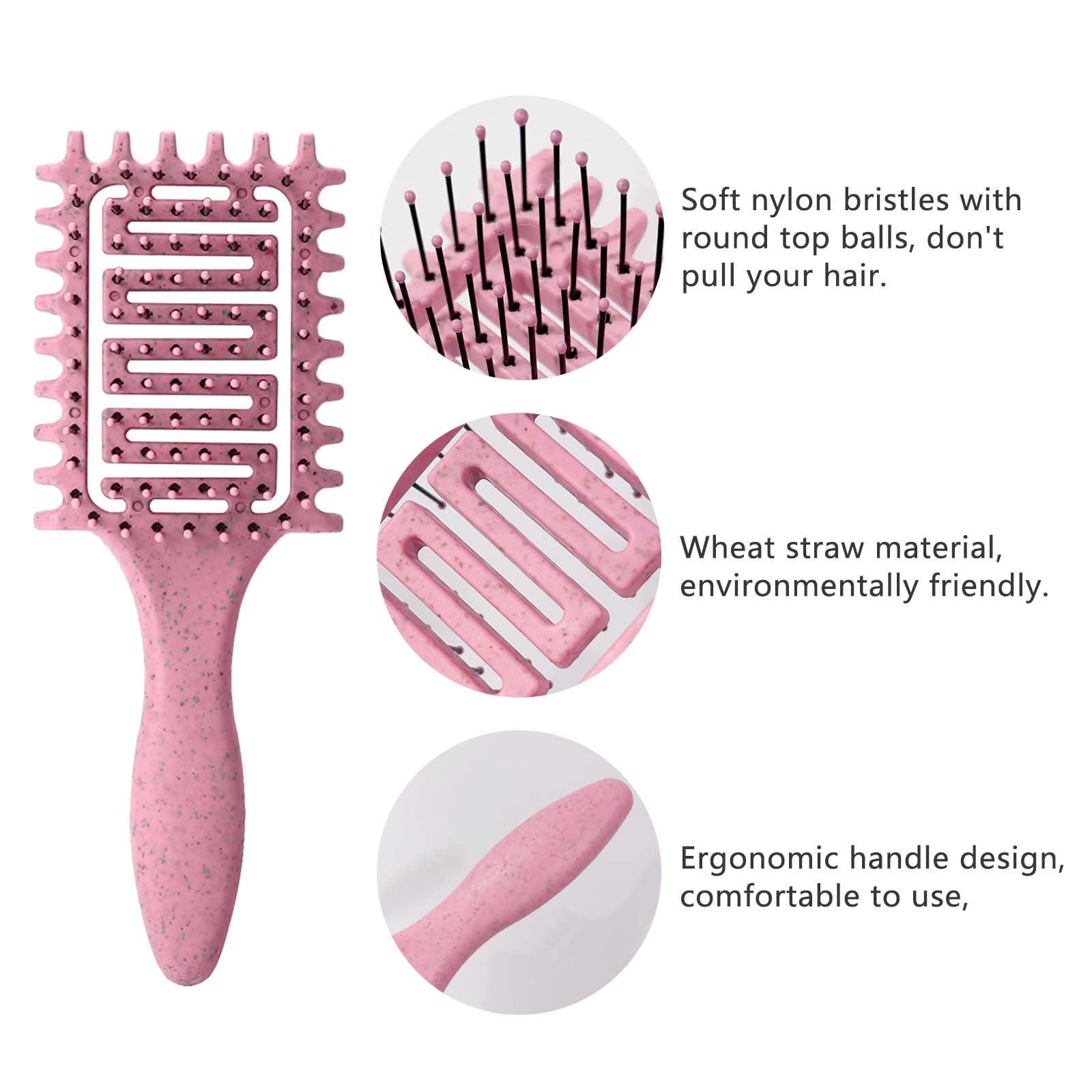 Yingbtr Vented Hair Brush delivers light detangling with minimal pulling