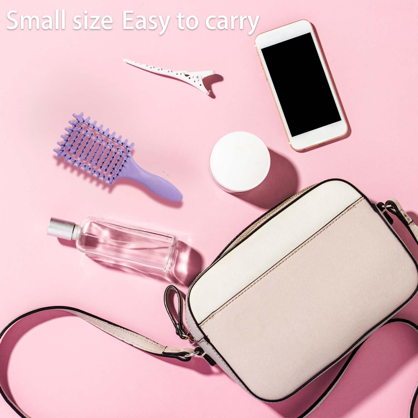 Yingbtr vented brush in soft pink made of lightweight ABS.