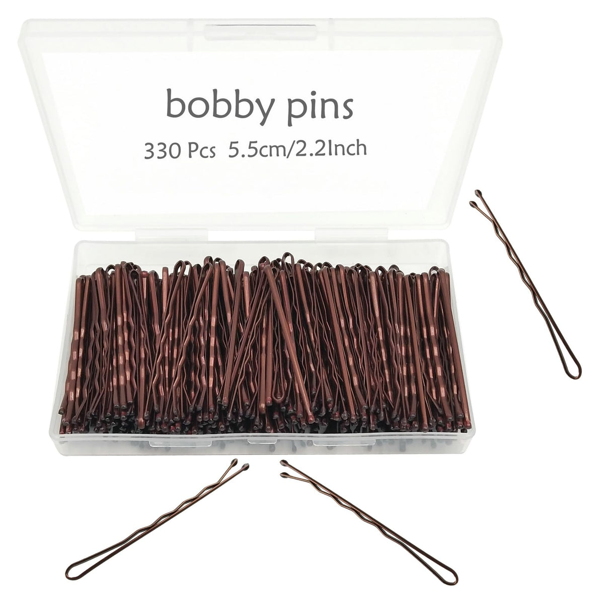 YINGFENG Bobby pins brown box packaging, convenient storage for kids and women.