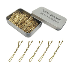 Caja de almacenamiento de YINGFENG para guardar pinzas doradas y organizar peinados.