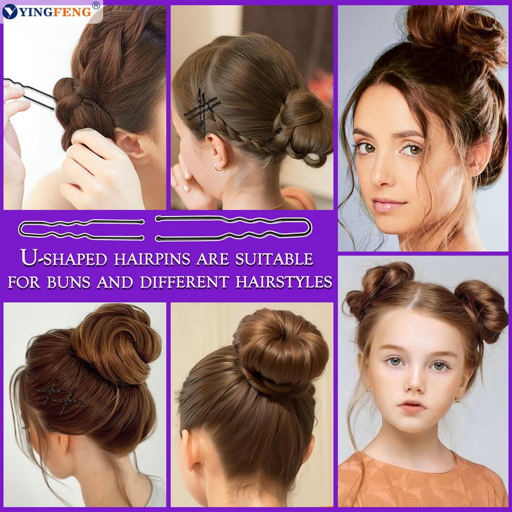 Elastic hair bands from YINGFENG stretch up to 50 cm for reliable hold