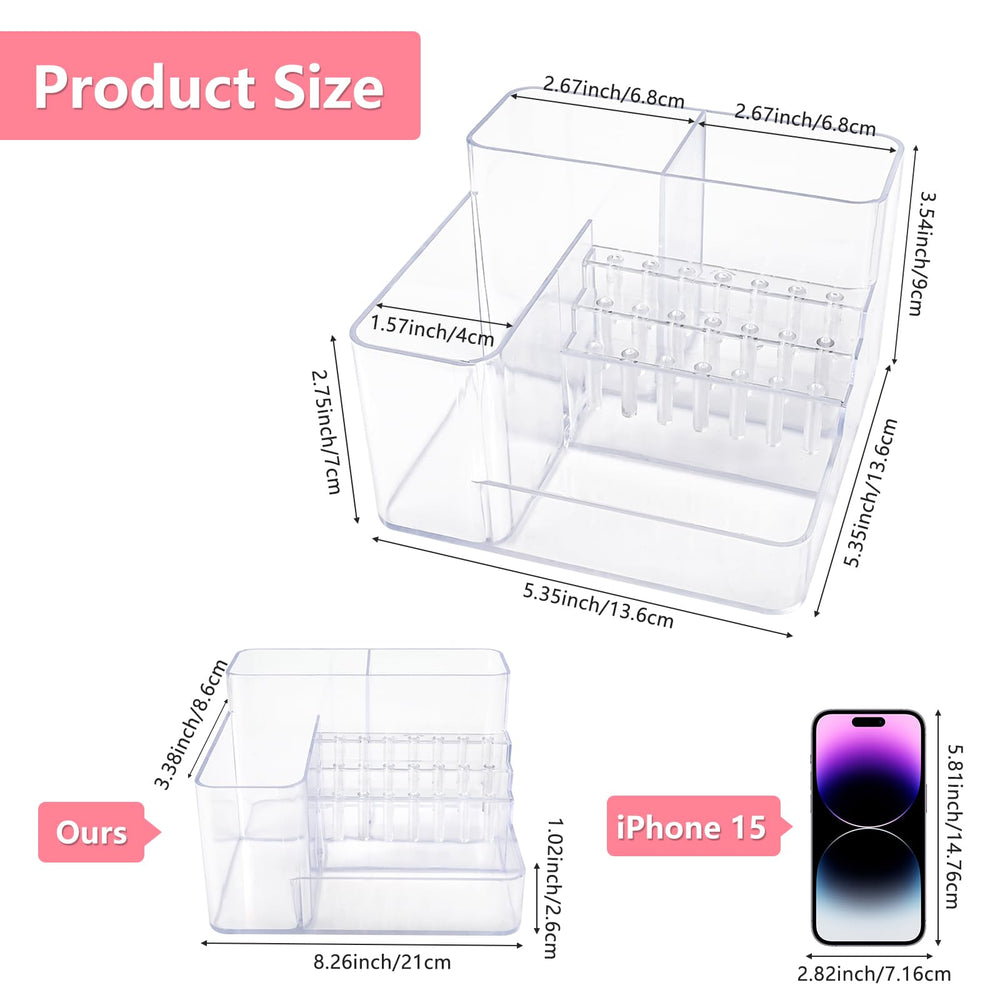 YINGJEE durable plastic nail storage box is sturdy and long-lasting
