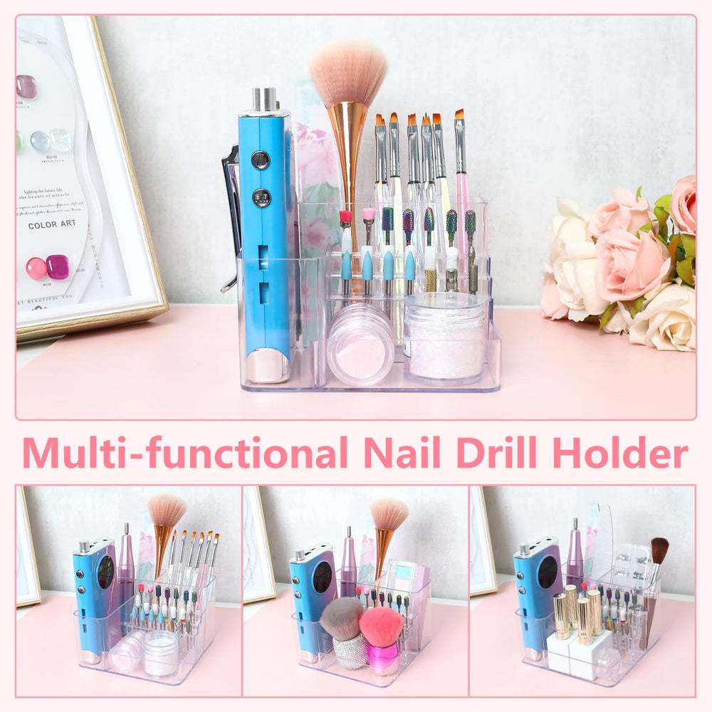 YINGJEE space-saving nail desk organizer declutters your workspace