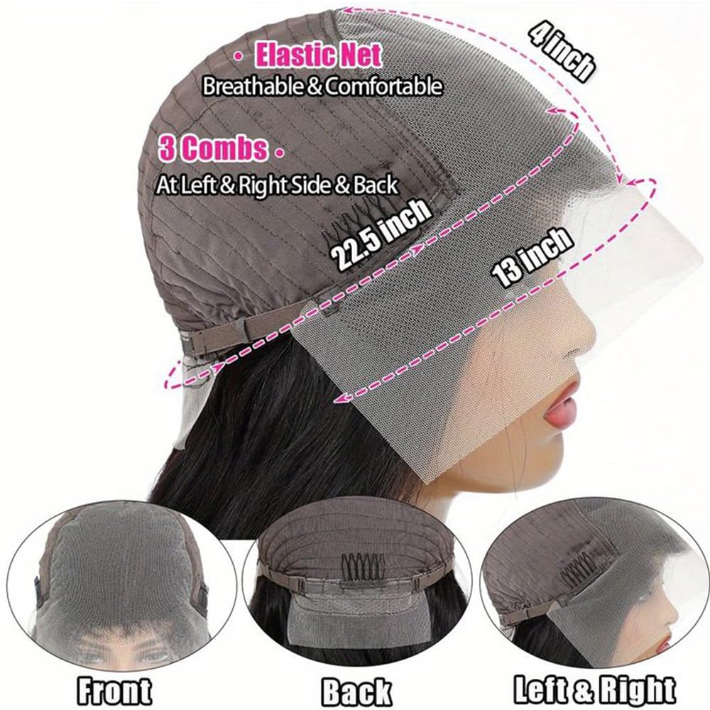 YINGRUN glueless wearability side-part demonstrates quick, secure styling.