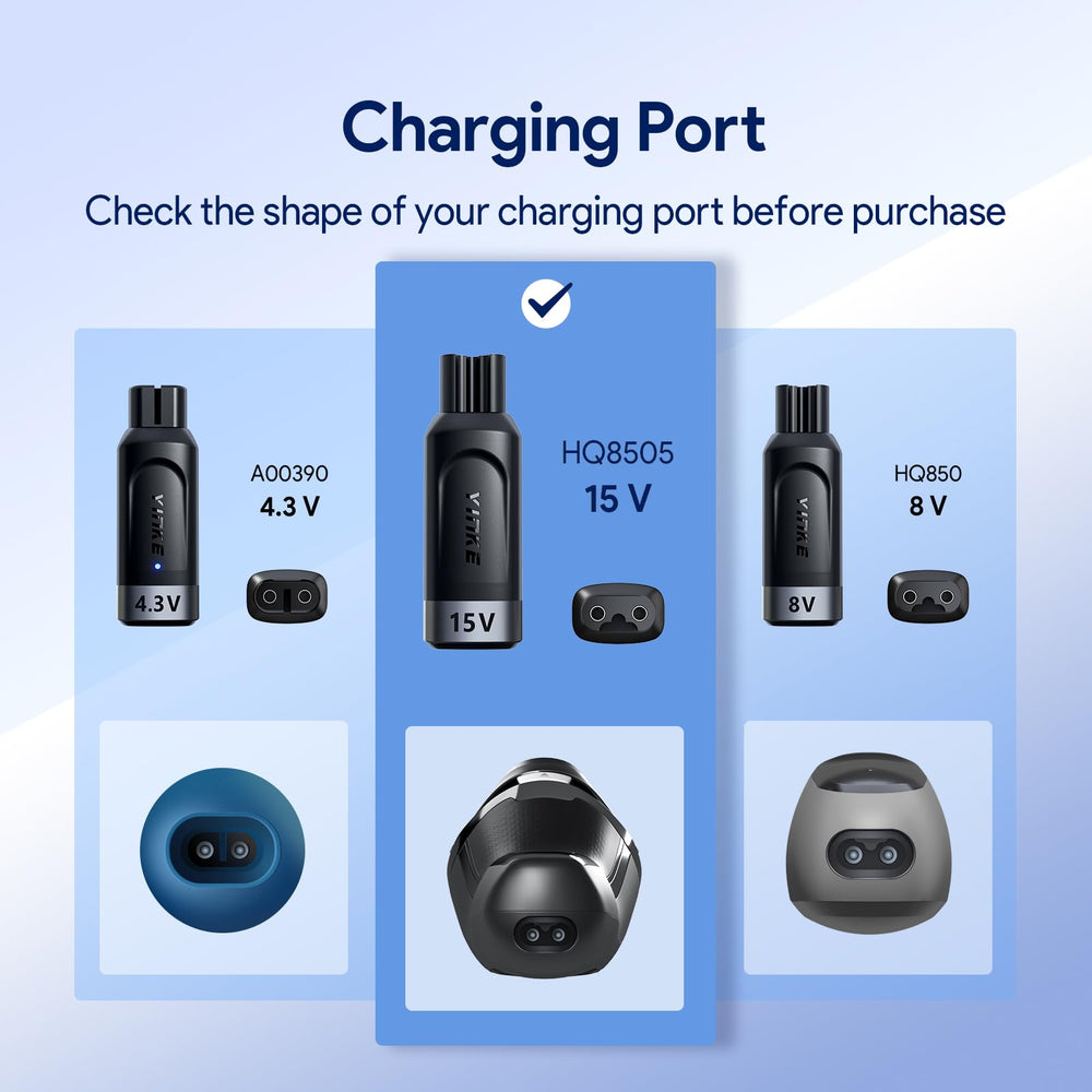 Yinke USB-C shaver adapter powering Philips Norelco 7000 series on the go