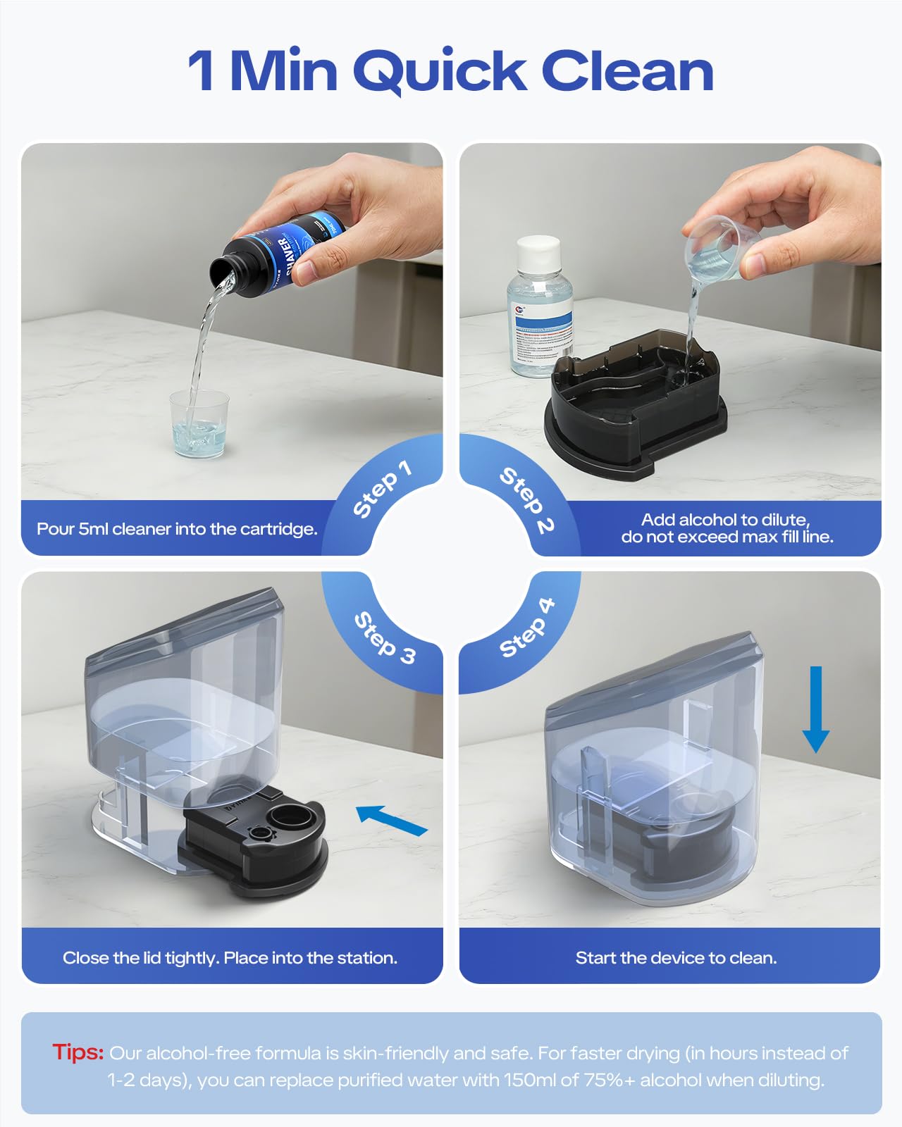 YinkeVibe two modes tailor cleaning to different needs