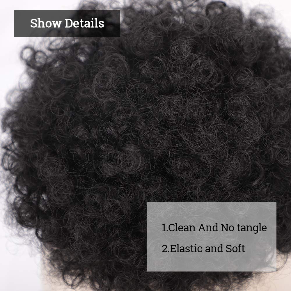 Yinmei Baibian 6-inch kinky curly detail showcasing realistic texture