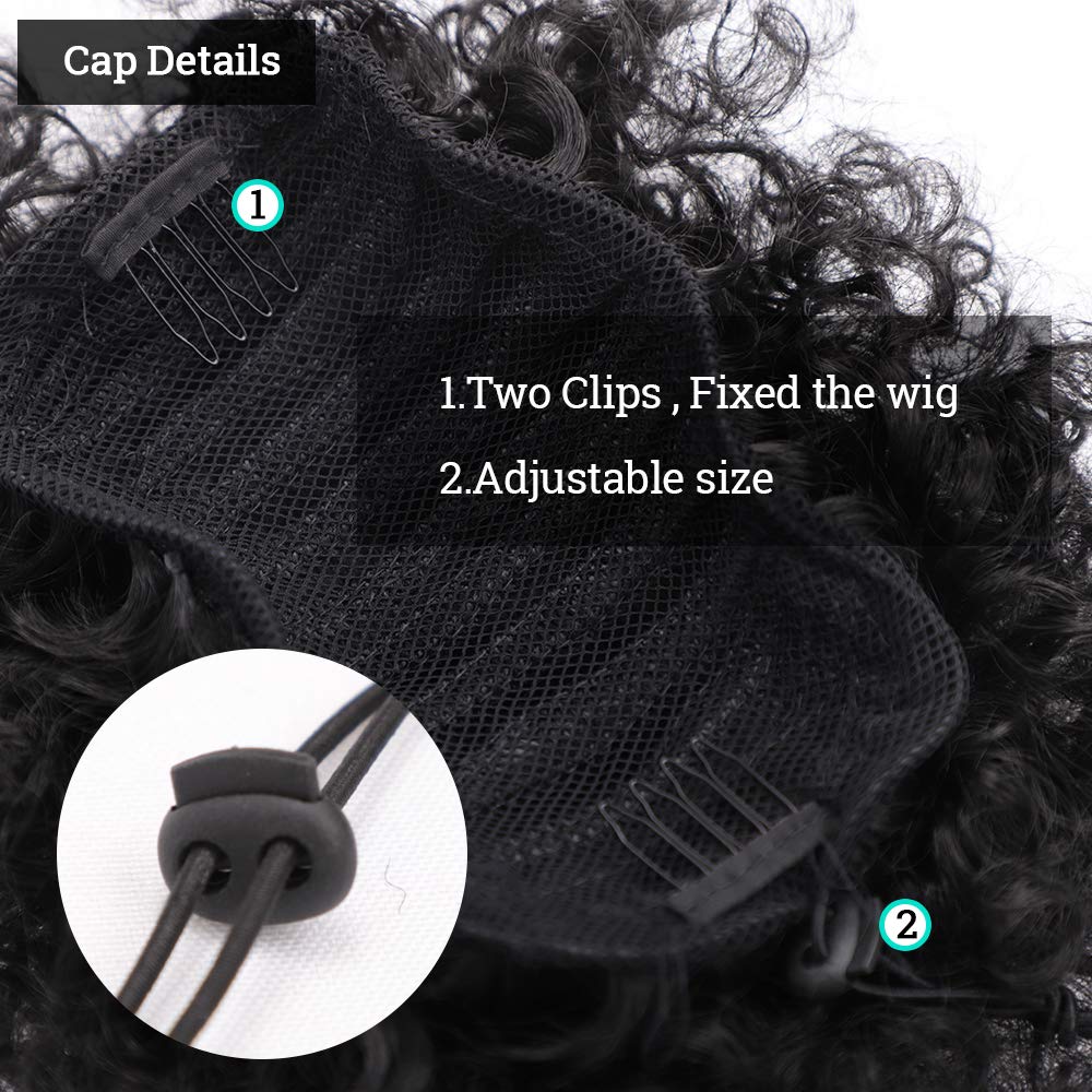 Yinmei Baibian easy-attach ponytail worn with a bun
